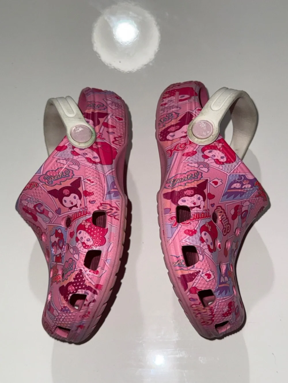 Crocs Hello Kitty and Friends Classic Pink Clogs CROCS Youth Girl Size C 13